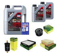 MANN-FILTER Controllo set 7L Liquili Moly Top Tec 4300 5W-30 per Renault