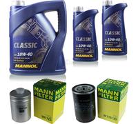 MANN-FILTER Controllo Set 7L MANNOL Classic 10W-40 Per Audi A4 1.8 VW Passat