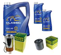 MANN-FILTER Controllo Set 7L MANNOL Classic 10W-40 Per Mercedes-Benz 190 D