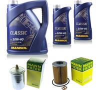 MANN-FILTER Controllo Set 7L MANNOL Classic 10W-40 Per Mercedes-Benz SL 300