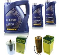 MANN-FILTER Controllo Set 7L MANNOL Classic 10W-40 Per Mercedes-Benz SL 320