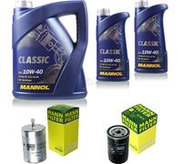 MANN-FILTER Controllo Set 7L MANNOL Classic 10W-40 Per Mercedes E-Klasse