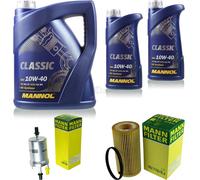 MANN-FILTER Controllo Set 7L MANNOL Classic 10W-40 Per VW Golf V 2.0 GTI