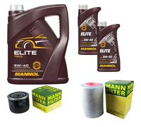 Mann-Filter Controllo Set 7L mannol Elite 5W-40 per Fiat Ducato Kasten