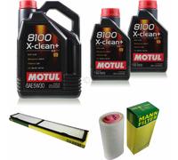 MANN-FILTER Controllo Set 7L Motul 5W-30 Per BMW 3er Touring 320d 318d