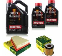 MANN-FILTER Controllo Set 7L Motul 5W-30 Per BMW X1 XDRIVE20I XDRIVE28I 5ER