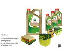MANN-FILTER Controllo Set 8 L Castrol EDGE 5W-30 LL Per BMW Z4 Coupe E86