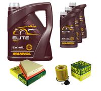 MANN-FILTER Controllo Set 8 L MANNOL 5W-40 Elite Per BMW X1 xDrive20i Z4