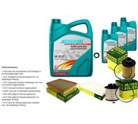 Mann-Filter Controllo Set 8L Addinol Super Light 5W-40 per Cadillac BLS Carro