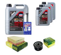 MANN-FILTER Controllo Set 8L Liqui Moly Top Tec 4300 5W-30 Per Renault