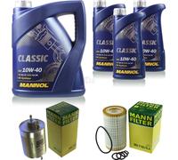 MANN-FILTER Controllo Set 8L MANNOL Classic 10W-40 Per Mercedes-Benz SL 500