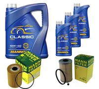 MANN-FILTER Controllo Set 8L MANNOL Classic 10W-40 Per Renault Master II