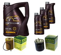 MANN-FILTER Controllo set 8L MANNOL Estremo 5W-40 per Mercedes-Benz classe M