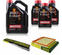 Mann-Filter Controllo Set 8L Motul 5W-30 per BMW 3er Cabriolet 335i