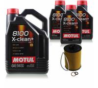 Mann-Filter Controllo Set 8L Motul 5W-30 per BMW 6er Cabriolet 650i 7er