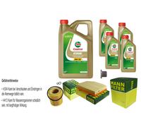 MANN-FILTER Controllo Set 9 L Castrol EDGE 5W-30 LL Per BMW Z4 Coupe E86