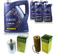 MANN-FILTER Controllo Set 9L MANNOL Classic 10W-40 Per Mercedes-Benz SL 320