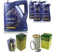 MANN-FILTER Controllo Set 9L MANNOL Classic 10W-40 Per Mercedes-Benz SL 500