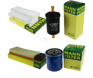 MANN-FILTER Controllo Set Filtersatz Per Citroën C4 Picasso II 1.2 PureTech