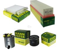 MANN-FILTER Controllo Set Filtersatz Per Dacia Logan MCV 1.5 DCI Sandero