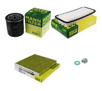 MANN-FILTER Controllo Set Filtri per Toyota Yaris Nuova 1.3 Vvt-I