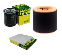 MANN-FILTER Controllo Set Filtro Per Fiat Ducato Kasten 140 MultiJet 22