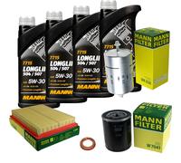 Mann-Filter Controllo Set mannol 4L Longlife 5W-30 per Dei Freni Nissan Primera
