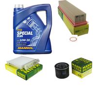 MANN-FILTER Controllo Set MANNOL 5 L 10W-30 Special Plus Per Renault Clio III