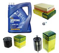 MANN-FILTER Controllo set MANNOL 5 L 10W-30 Special Plus per VW Classica Polo