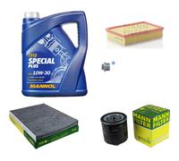 MANN-FILTER Controllo set MANNOL 5 L 10W-30 Speciale Plus per VW Classica Polo