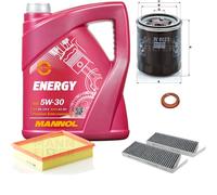 Mann-Filter Controllo Set mannol 5L Energia 5W-30 per Renault Latitudine 2.0 16V