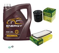 Mann-Filter Controllo Set mannol 5L Energia 5W-30 per Toyota Yaris 1.3 Vvt-I