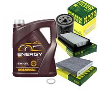 MANN-FILTER Controllo Set MANNOL 5L Energy 5W-30 Per Suzuki SX4 1.6 VVT 1.5 C