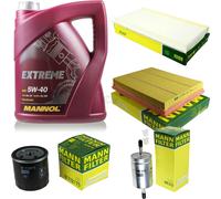 Mann-Filter Controllo Set mannol 5L Estremo 5W-40 per Opel Vectra C