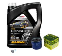 Mann-Filter Controllo Set mannol 5L Longlife 5W-30 per Alfa Romeo Gt 1.8 di Ts
