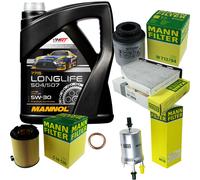 Mann-Filter Controllo Set mannol 5L Longlife 5W-30 per Per VW Beetle