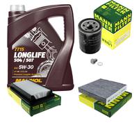 MANN-FILTER Controllo Set MANNOL 5L Longlife 5W-30 Per Suzuki SX4 1.6 VVT