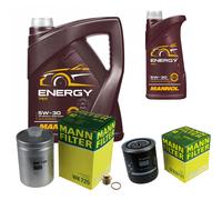 MANN-FILTER Controllo Set MANNOL 6L 5W-30 Energy Per Audi A4 2.6 WK 725