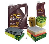 MANN-FILTER Controllo Set MANNOL 6L 5W-30 Energy Per BMW 7 Serie 728i iL