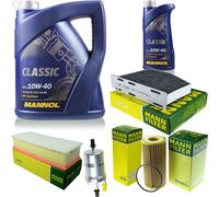 Mann-Filter Controllo Set mannol 6L Classica