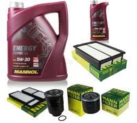 MANN-FILTER Controllo Set MANNOL 6L Energy Combi LL 5W-30 Per Mazda 5 2.0 CD
