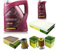 MANN-FILTER Controllo Set MANNOL 6L Extreme 5W-40 Per Opel Astra H Caravan
