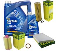 MANN-FILTER Controllo set MANNOL 6L SpecialPlus 10W-30 per Mercedes classe-C