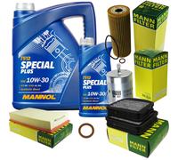 MANN-FILTER Controllo set MANNOL 6L SpecialPlus 10W-30 per Mercedes Classe E