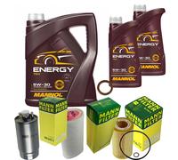 MANN-FILTER Controllo Set MANNOL 7L 5W-30 Energy Per BMW 5 Serie 520d WK 841/1