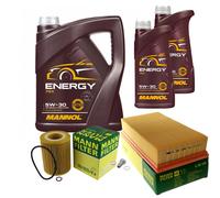 MANN-FILTER Controllo Set MANNOL 7L 5W-30 Energy Per BMW X5 3.0I HU 925/4 X