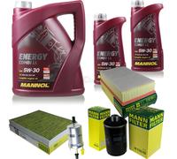 MANN-FILTER Controllo Set MANNOL 7L Energy Combi LL 5W-30 Per VW Transporter