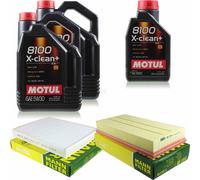 MANN-FILTER Controllo Set Motul 10L 5W-30 Per VW Touareg 3.0 V6 TDI 2.5 R5