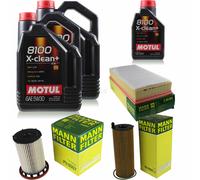MANN-FILTER Controllo Set Motul 10L 5W-30 Per VW Touareg 3.0 V6 TDI 4.2 V8