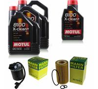 MANN-FILTER Controllo Set Motul 11L 5W-30 Per Mercedes-Benz C-Klasse T-Model
